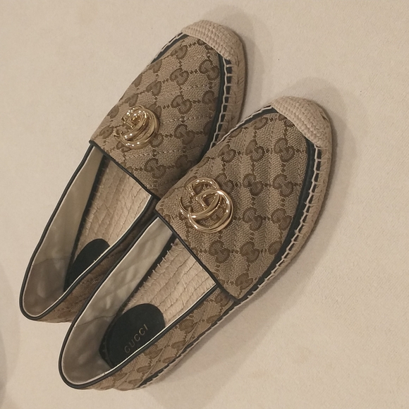 Gucci Pilar GG Canvas Espadrilles - Picture 4 of 10
